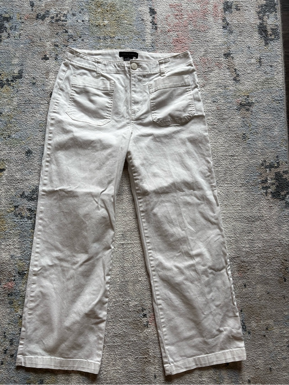 Sanctuary Straight-Leg White Pants